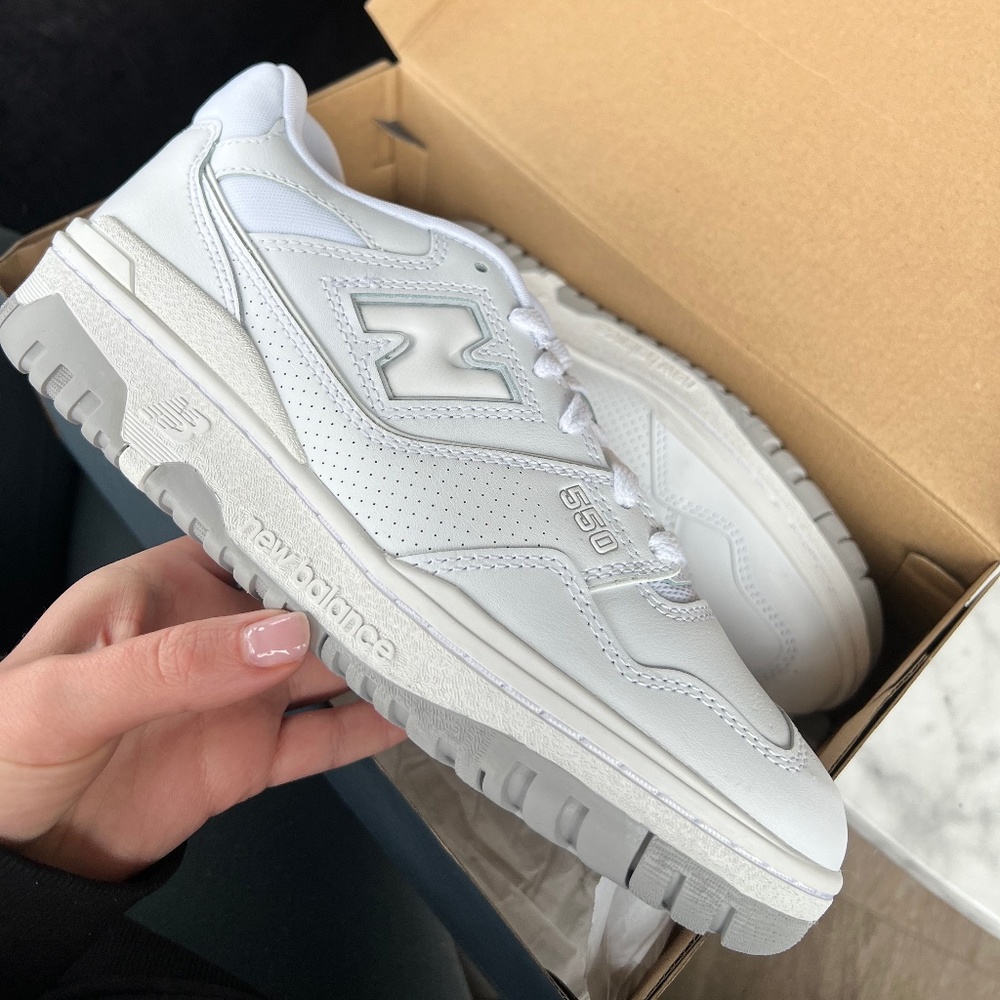 New Balance 550 White/Grey Size 6.5 (Mens)